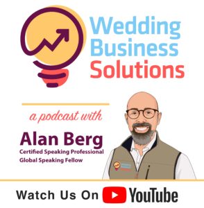 Watch the Wedding Business Solutions Podcast on YouTube