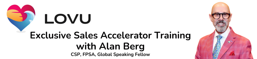 LOVU Sales Accelerator with Alan Berg CSP