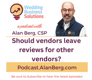 Should vendors leave reviews for other vendors? - Alan Berg, CSP