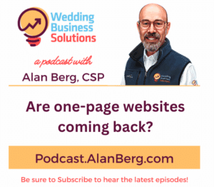 Are one-page websites coming back? - Alan Berg, CSP