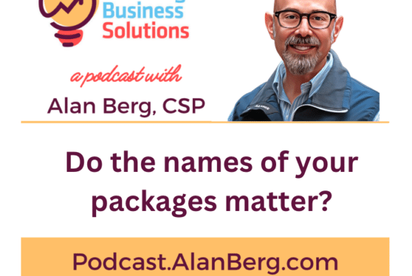 Do the names of your packages matter? - Alan Berg, CSP