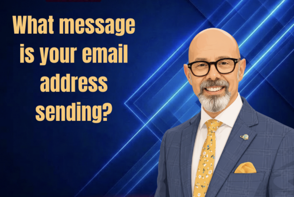 What message is your email address sending? - Alan Berg, CSP