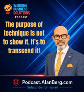 The purpose of technique is not to show it. It's to transcend it! - Alan Berg, CSP